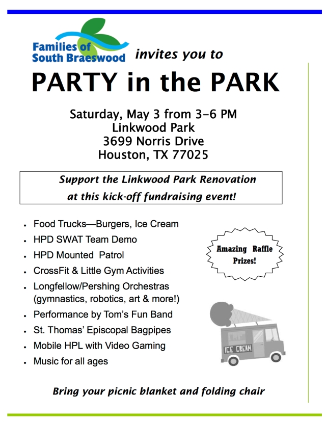 Party in the Park Flyer